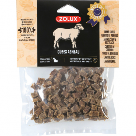 Кучешко лакомство Zolux Lamb Cubes 100g кубчета от агнешко месо